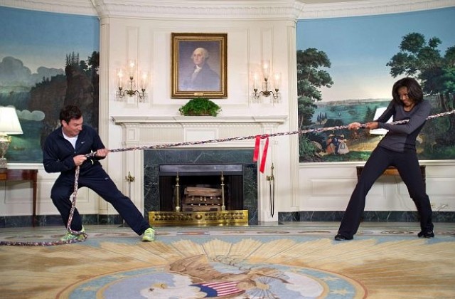 Мишел Обама отново показа завидна спортна форма