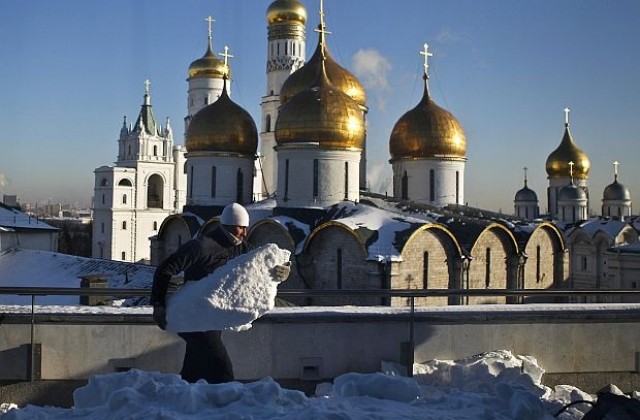Температурите в Москва паднаха под минус 30 градуса