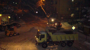 600 кубика сняг са извозени през почивните дни в Монтана