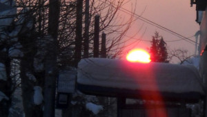 Слънчево но студено