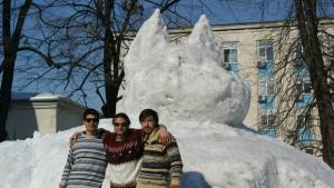 Габровската снежна котка вече е почти завършена