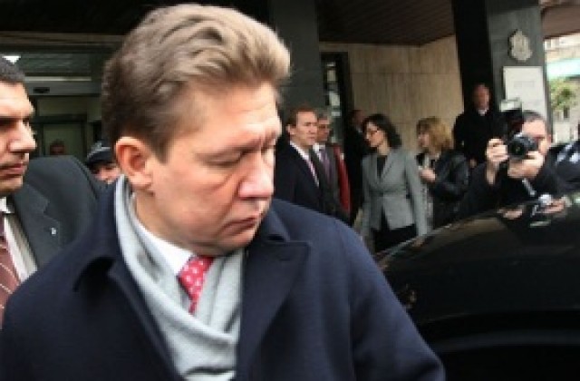 Шефът на Газпром Алексей Милер е у нас, среща се Борисов