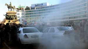 Протести срещу скъпите горива В Благоевград бесиха монополисти