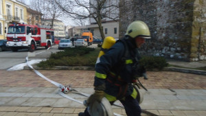 Община Враца тренира за пожар
