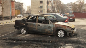 Палеж унищожи два автомобила