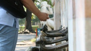 Част от Цветния квартал без вода