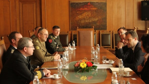 Даниел Панов се срещна с висши военни