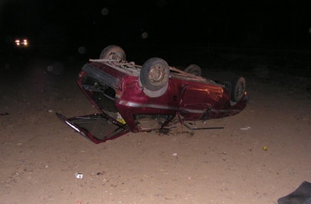 Варненски полицай катастрофира край цар Калоян, майка му пострада