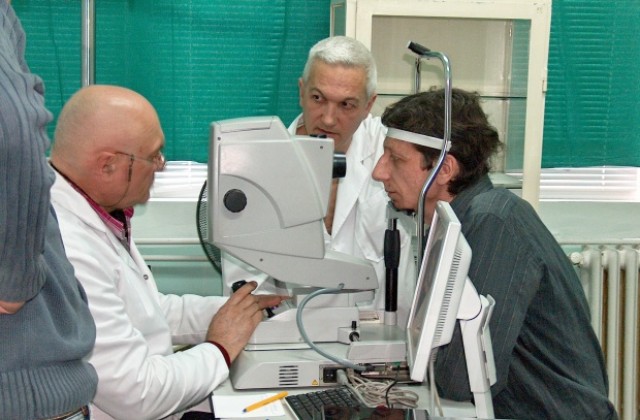 Лазер- терапия и диагностика на очни заболявания в болницата в Кюстендил