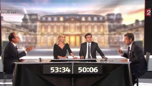 Дебатът между Оланд и Саркози доминираща тема в европейския печат