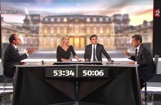 Дебатът между Оланд и Саркози – доминираща тема в европейския печат