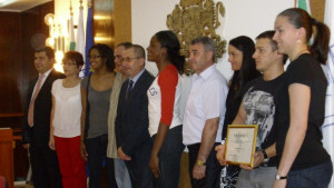 Областният управител награди баскетболния Дунав 8806