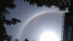Уникален феномен Дъга около Слънцето над Варна