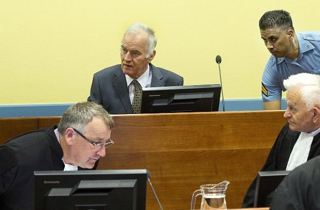 Започна дългоочакваният процес срещу Ратко Младич