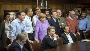 Дипломация на футбола и на фитнеса в Кемп Дейвид