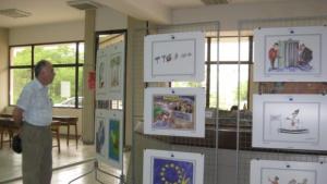 Изложбата от карикатури България и Европа в Стара Загора