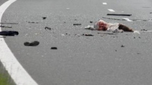 Пиян шофьор размаза колата си