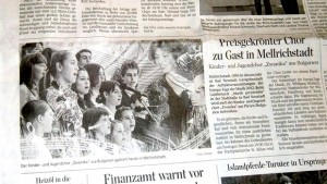 Хор Звъника направи успешно турне в Германия