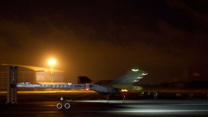 Solar Impulse летя 17 часа и половина от Рабат до