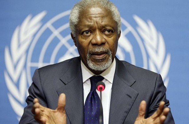 Кофи Анан призна, че мисията му в Сирия не е успяла