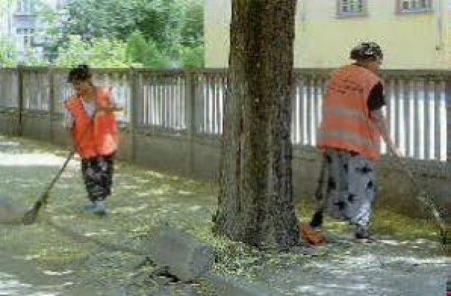 207 души чистят и косят зелените площи във В. Търново