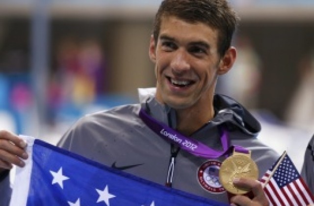 Фелпс изпревари Лариса Латинина във вечната класация по спечелени олимпийски медали