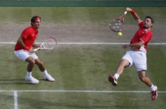 Олимпийските шампиони Федерер и Вавринка отпаднаха от Лондон 2012