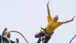 77годишната Пенка Балева 10 години след първия бънджи скок