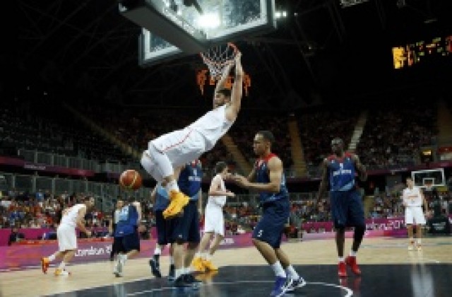 Нова драма на баскетболния турнир, Испания на четвъртфинал