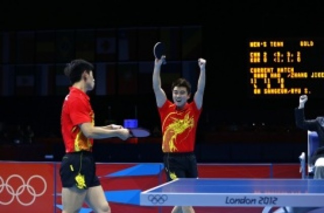 Китай спечели всички златни медали в турнира по тенис на маса
