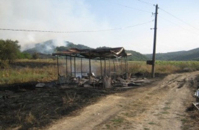 Пожарът в Баланово е локализиран, горяха 900 дка