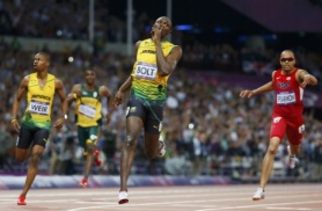 Чудото Юсейн Болт триумфира и на 200 метра, Ямайка окупира топ 3