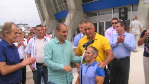 Бойко Борисов представи новия спонсор на БК Черно море