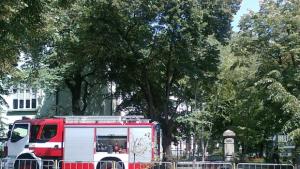 Три канцеларии изгорели при пожара в Икономическия