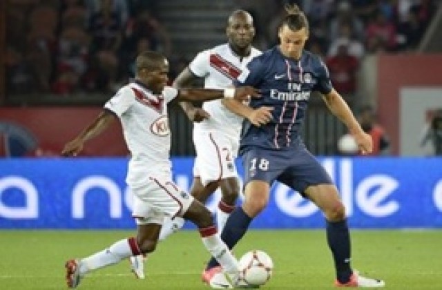 И със Златан на терена ПСЖ продължи да ниже равенства