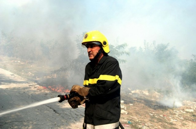 Склад за дърва за огрев горя в Кайсиева градина
