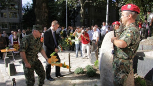 Откриха паметна плоча за празника на Втора механизирана бригада в
