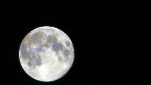 Наблюдавахме явлението синя луна