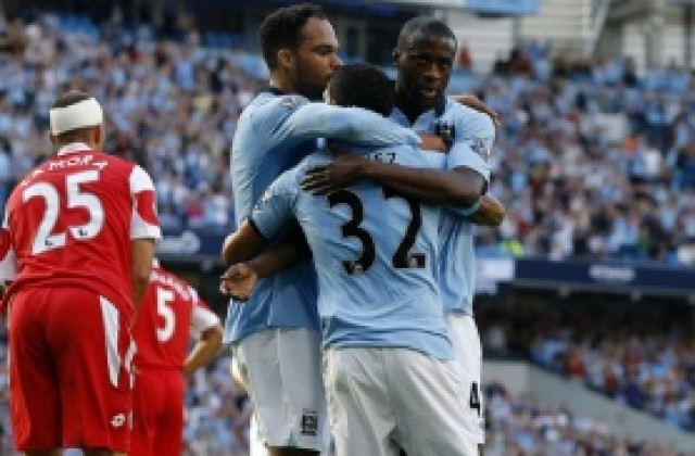 ВИДЕО: Тевес отново блести за Сити, шампионът се скъса да пропуска срещу КПР