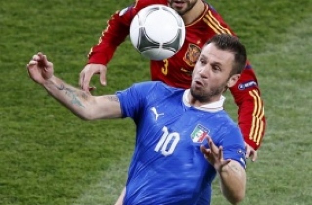 Италия без Касано срещу България, Прандели върна Пацини в тима