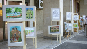 Националният пленер завършва с изложба на площада