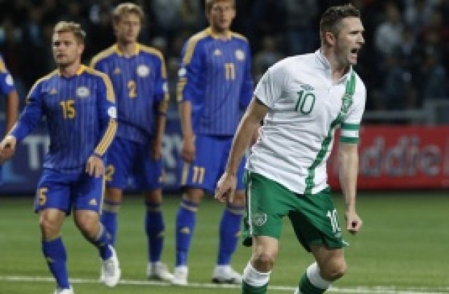 ВИДЕО: Ирландия обърна Казахстан с два гола за 90 секунди