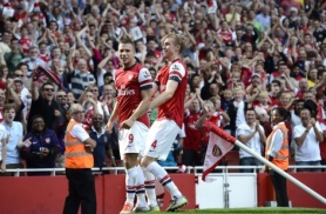 ВИДЕО: Новият Арсенал се разигра, писа отличен 6 на Саутхемптън