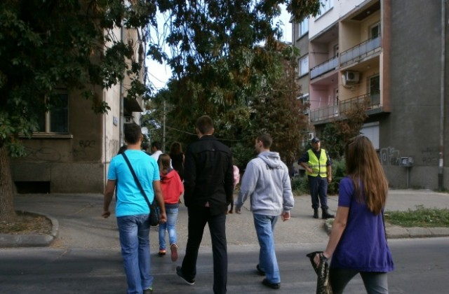 Полицейска акция пази децата на пътя