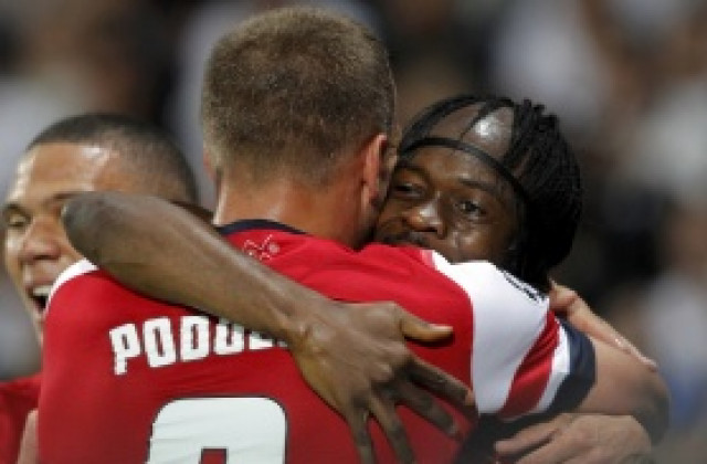 ВИДЕО: Арсенал взе своето от Монпелие, Шалке удари Олимпиакос