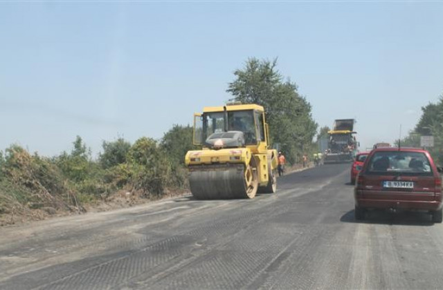 Започна ремонтът на пътя Търговище-Разград, нова организация на движението