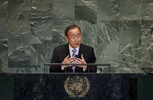 Бан Ки-мун откри дебатите на годишната сесия на ОС на ООН