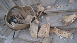 Пореден вандализъм в лапидариума в Силистра