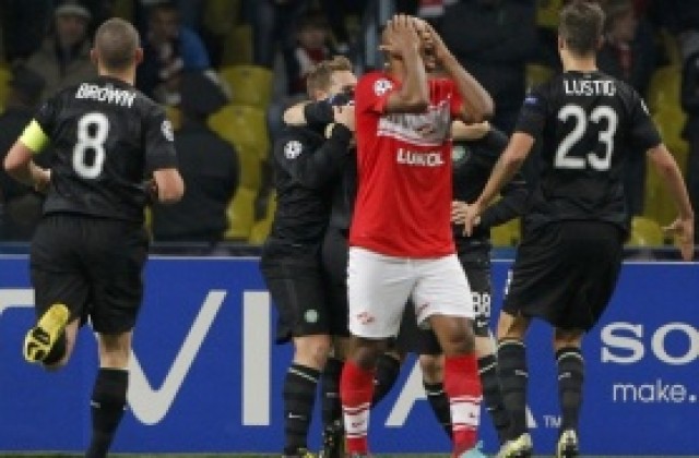 ВИДЕО: С гол в 90-ата минута Селтик грабна трите точки срещу Спартак