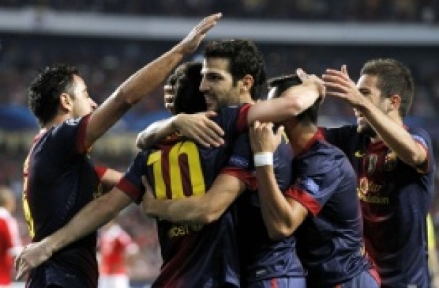 ВИДЕО: Барса спечели иберийския дуел с Бенфика, но загуби Пуйол